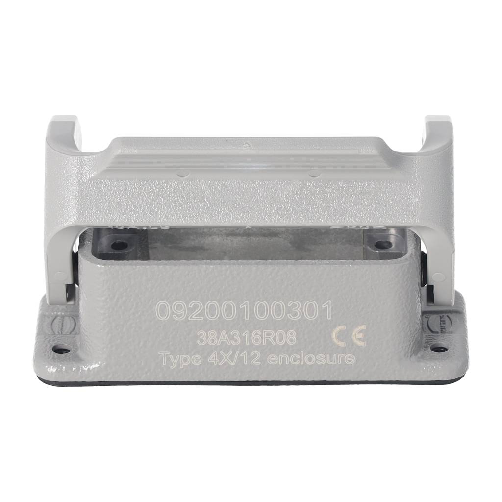 Anbaugehäuse HAN 10A , 1 Bügel 09200100301 (Harting)