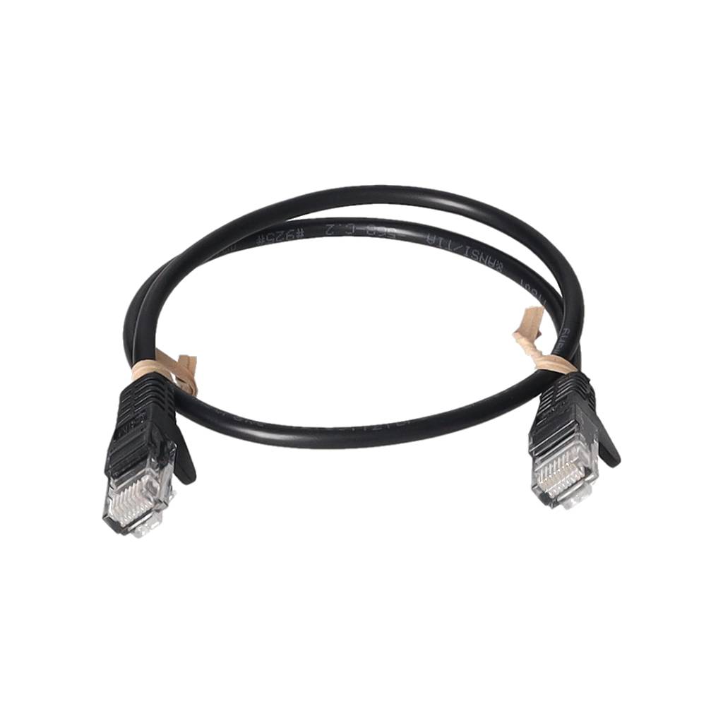 Netzwerkkabel cat.5e 0,5m Schwarz PATCH-C5U 05 SW