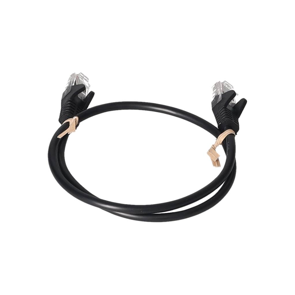 Netzwerkkabel cat.5e 0,5m Schwarz PATCH-C5U 05 SW