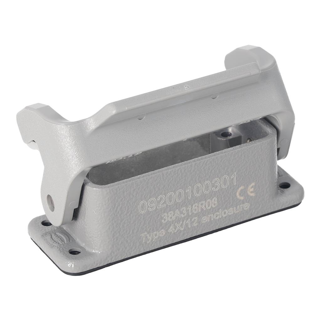 Anbaugehäuse HAN 10A , 1 Bügel 09200100301 (Harting)